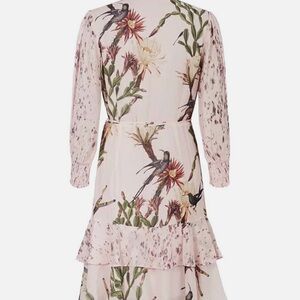 All Saints Botanical Long Sleeve Dress size 0